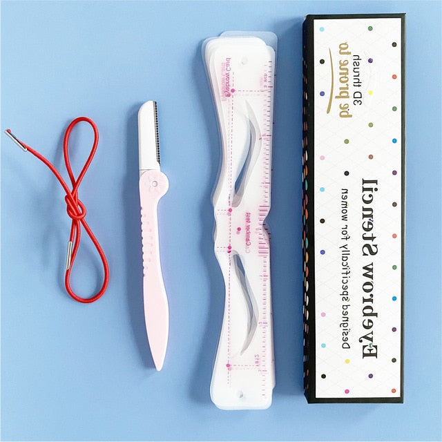 BROWSLUV™  Reusable Eyebrow Stencil Kit (12 pcs) - GET 50% OFF
