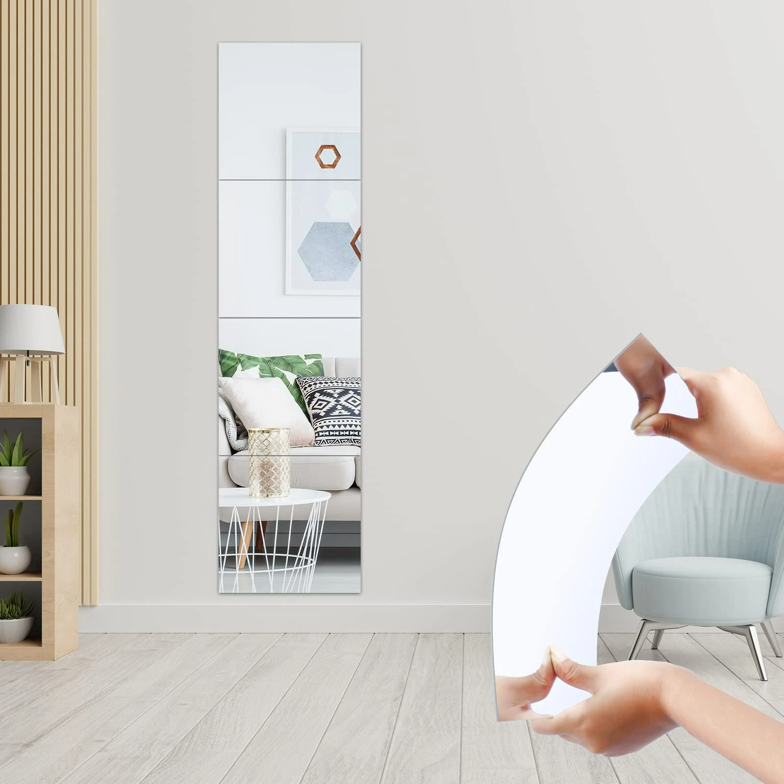 Browsluv™ Adhesive Wall Mirror
