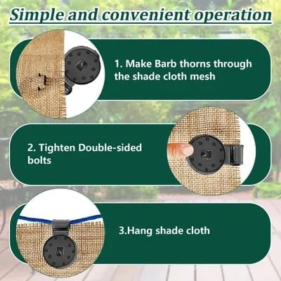 BROWSLUV™ Shade Cloth Heavy Duty Lock Grip