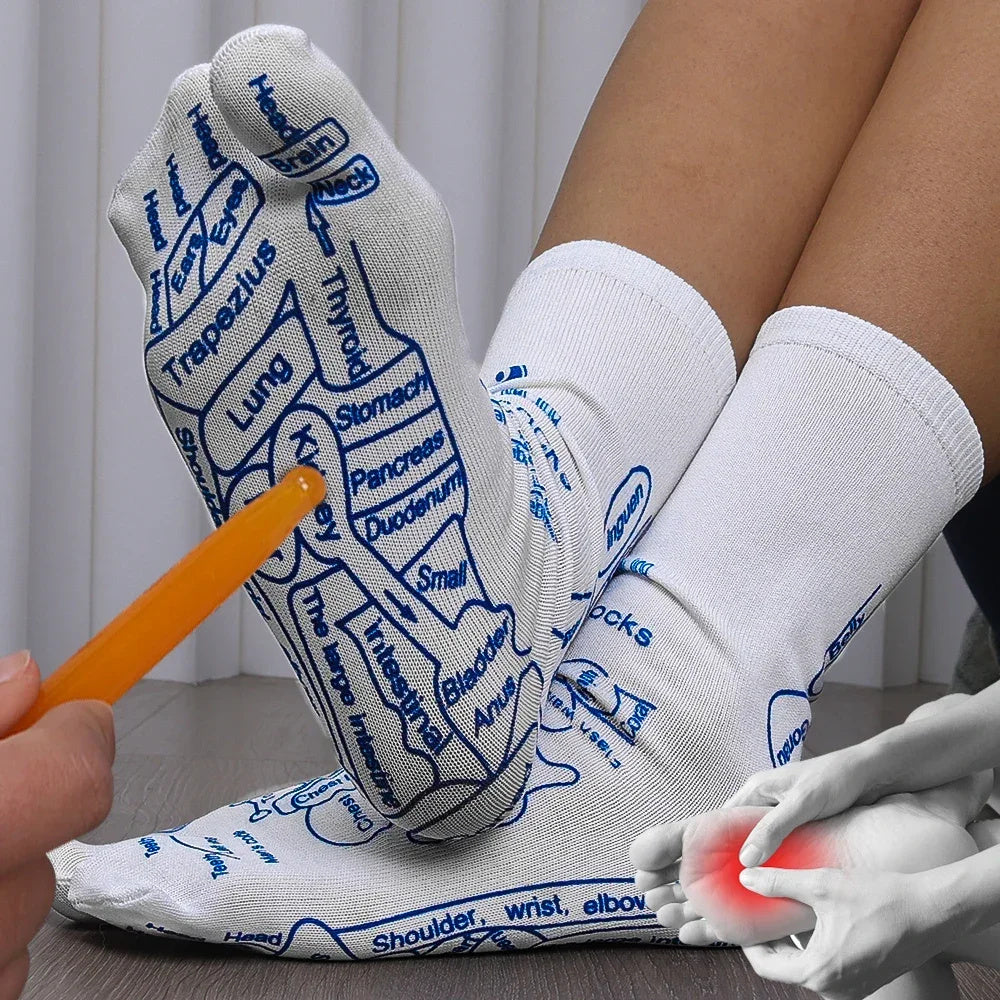 BROWSLUV™ Acupressure Reflexology Socks - GET 50% OFF