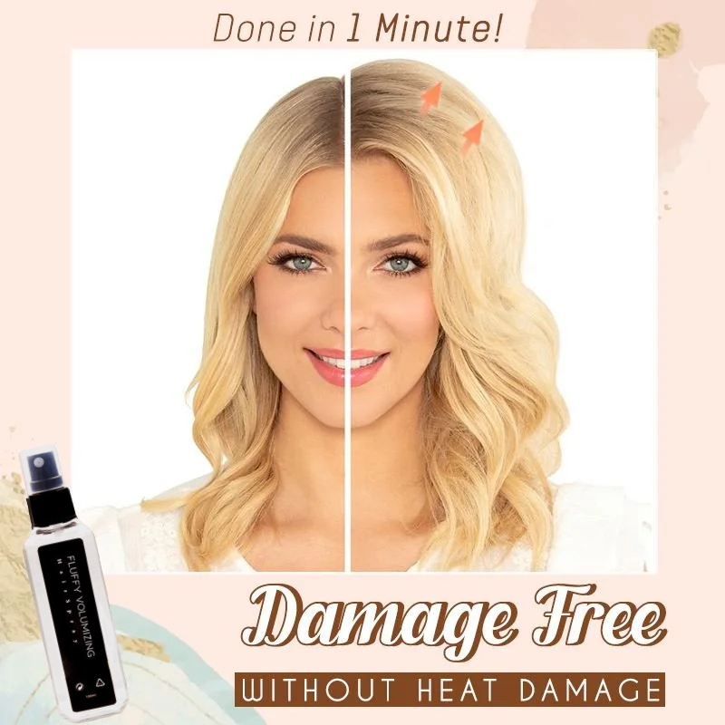 BROWSLUV™ Fluffy Volumizing Hair Spray | Achieve up to 80% more volume