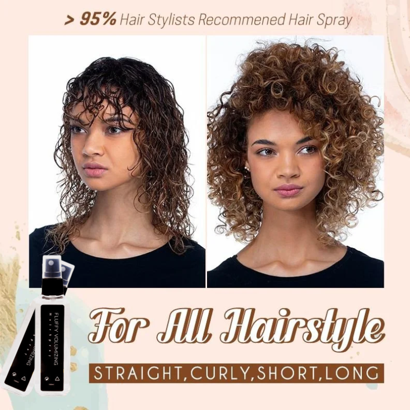 BROWSLUV™ Fluffy Volumizing Hair Spray | Achieve up to 80% more volume