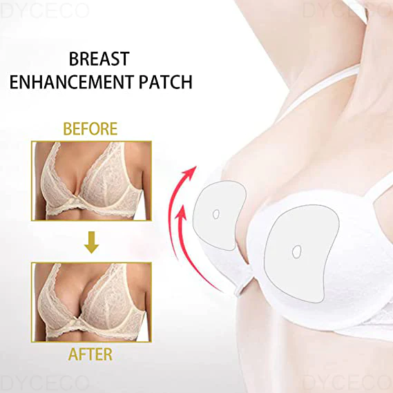 BROWSLU Breast Enhancement Patch Breast Enhancement Upright Lifter Enlarger Patch  Breast Enhancement Mask Color: 2 Boxes