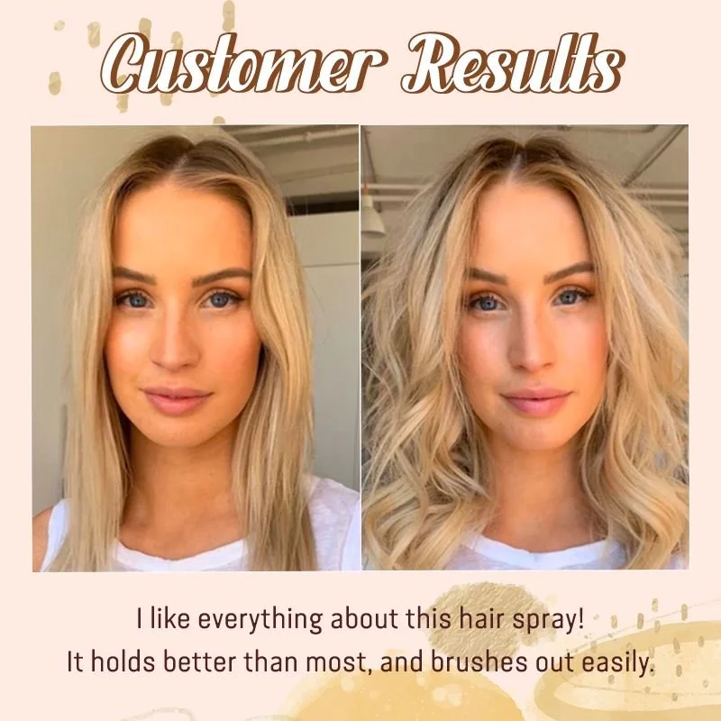 BROWSLUV™ Fluffy Volumizing Hair Spray | Achieve up to 80% more volume