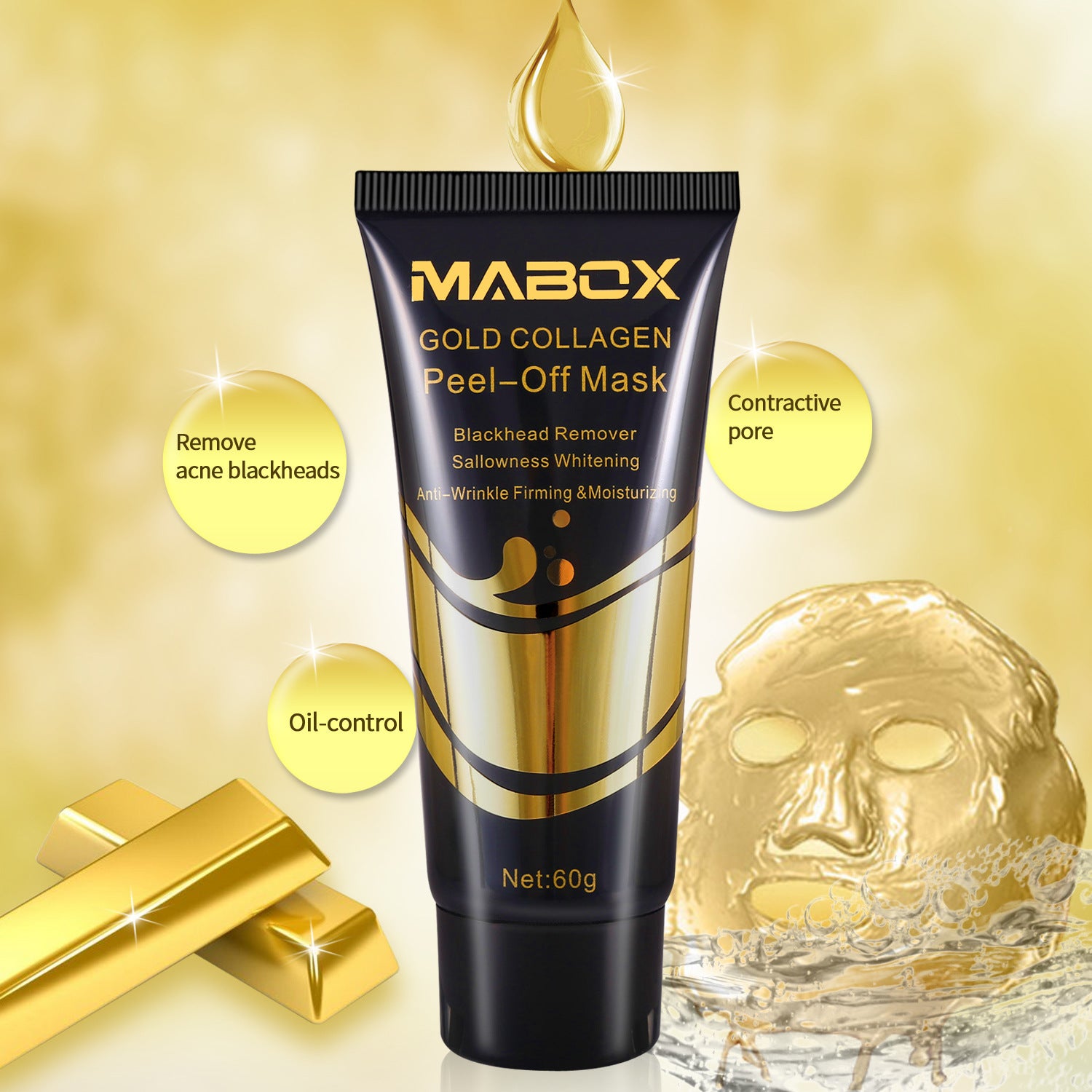 BROWSLUV™ Youth 24K Gold Peel-Off Mask - Buy 1 Get 1 Free