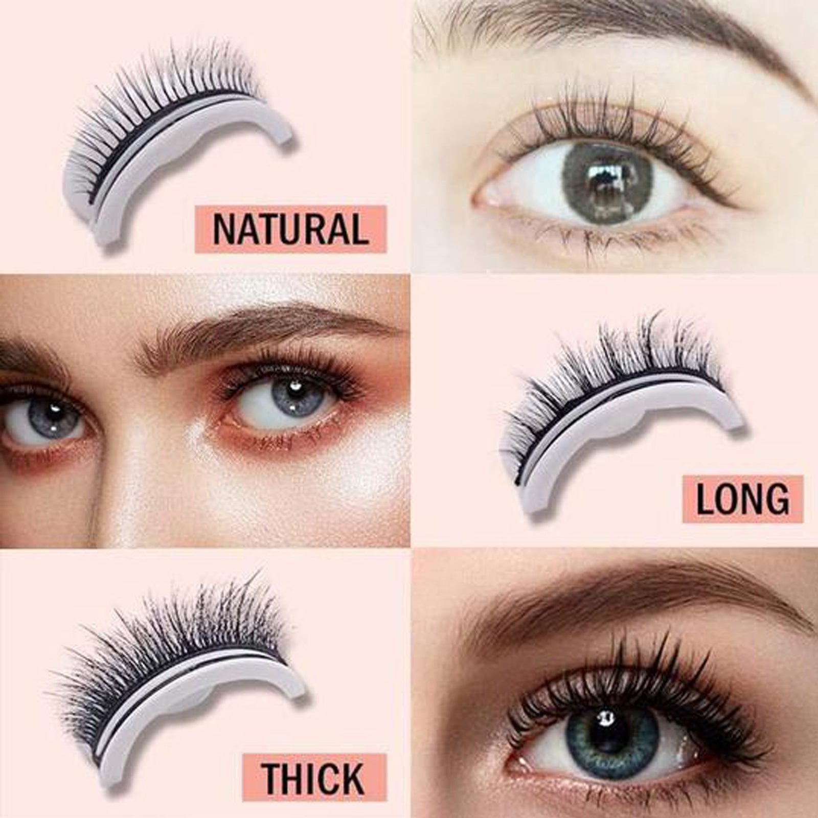 BROWSLUV™ Reusable Self Adhesive Eyelashes