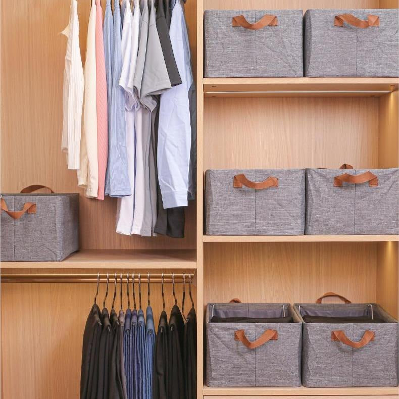 BROWSLUV™ Steel Framed Clothes Storage Box Collapsible