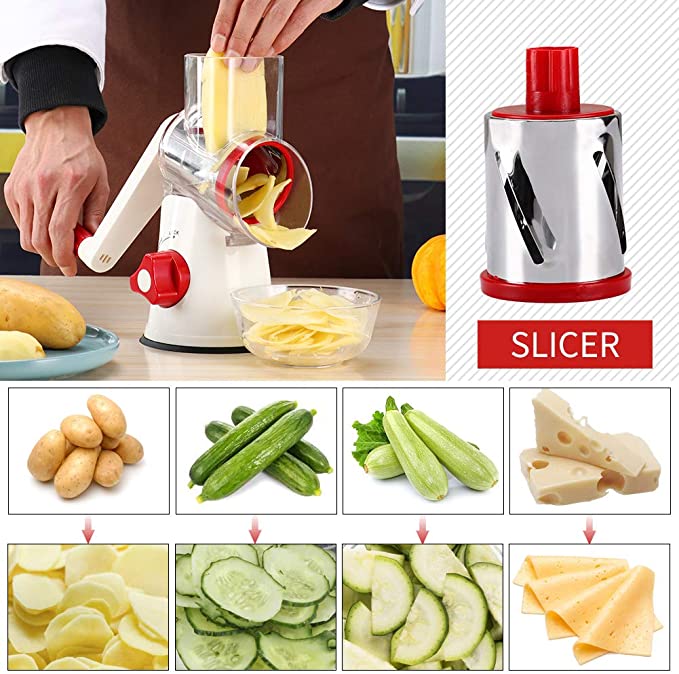 BROWSLUV™ 3-in-1 Vegetable Slicer and Shredder