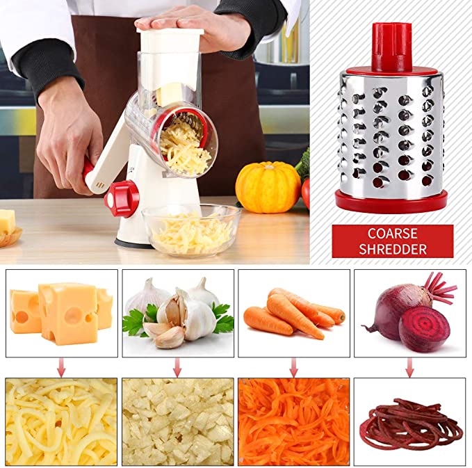 BROWSLUV™ 3-in-1 Vegetable Slicer and Shredder