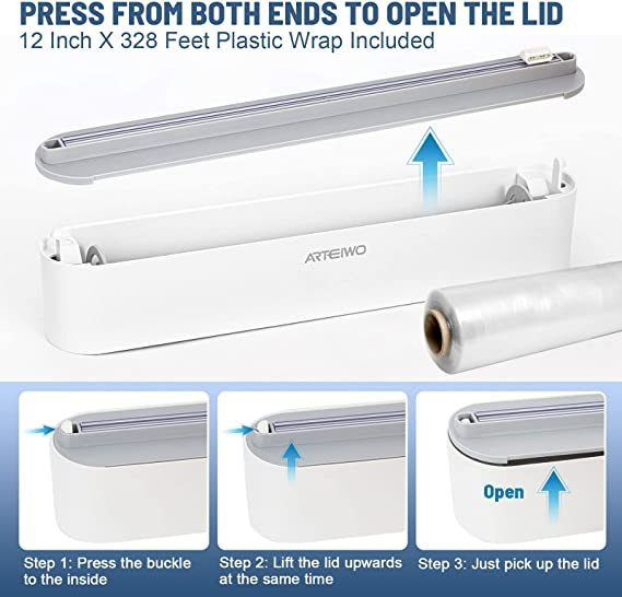 BROWSLUV™ Refillable Magnetic Wrap Dispenser with Cutter