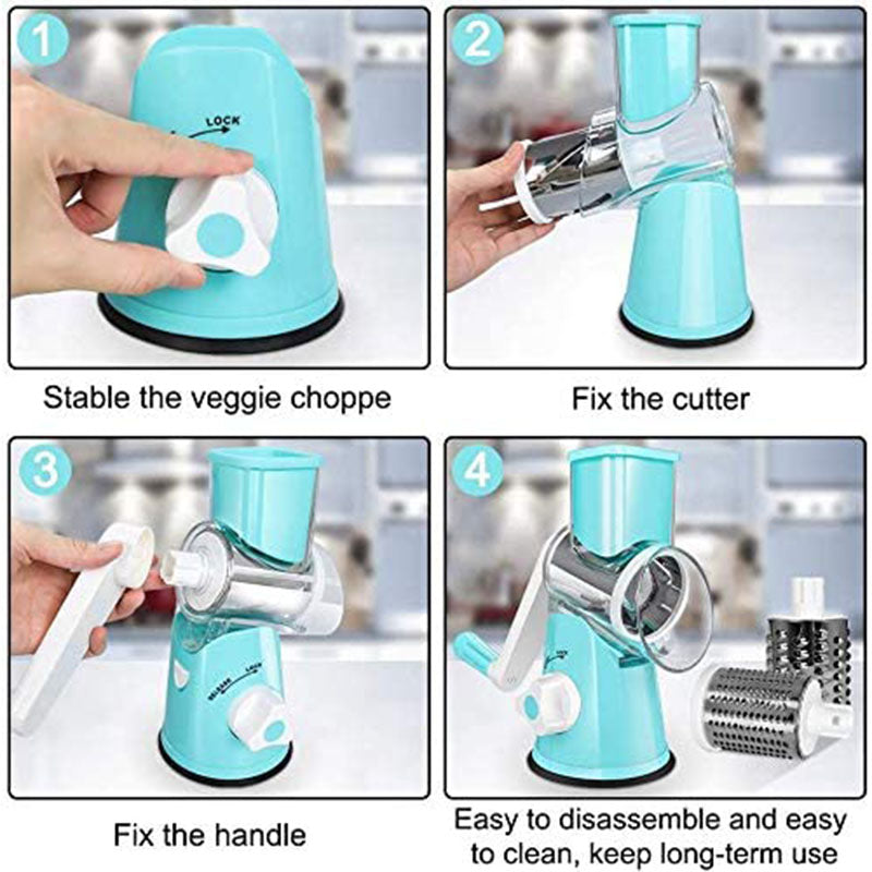 BROWSLUV™ 3-in-1 Vegetable Slicer and Shredder