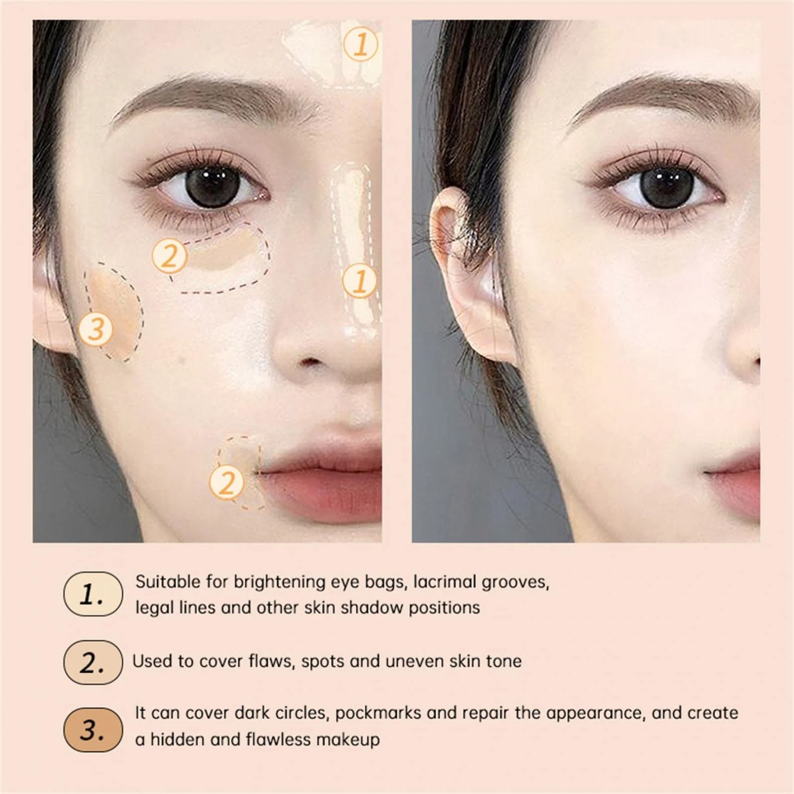 BROWSLUV™ Tri-Color Concealer