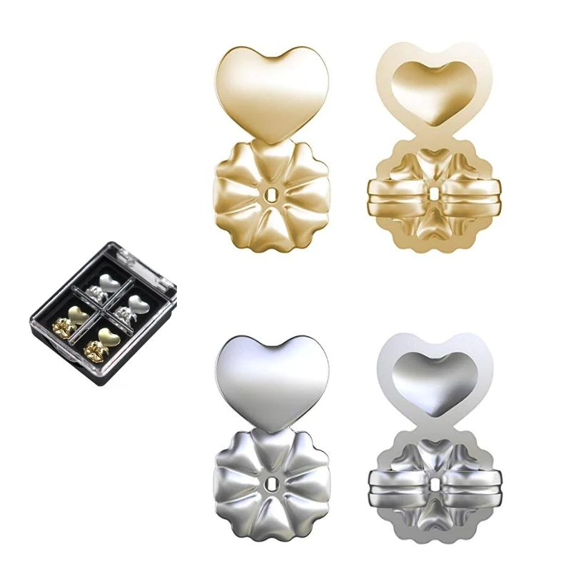 6 Pairs Earring Backs for Droopy Ears Earring Lifters Backs for Studs 18K  Gold Adjustable Hypoallergenic Earring Backs for Heavy Earring