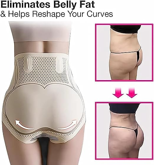 Sexy Tummy Control Hip Lifting Seamless Ice Silk Panties, High Waist Ice Silk  Seamless Shaping Briefs, Naked And Skin Friendly Breathable Panties