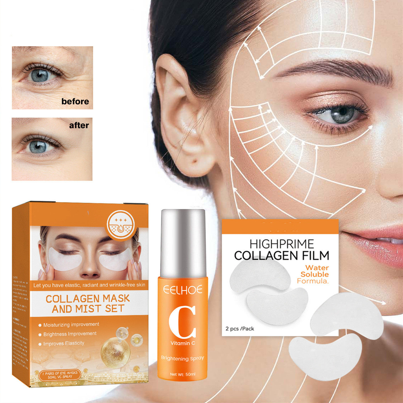 Browsluv™ Collagen Eye Mask Set | Buy 1 Get 1 FREE
