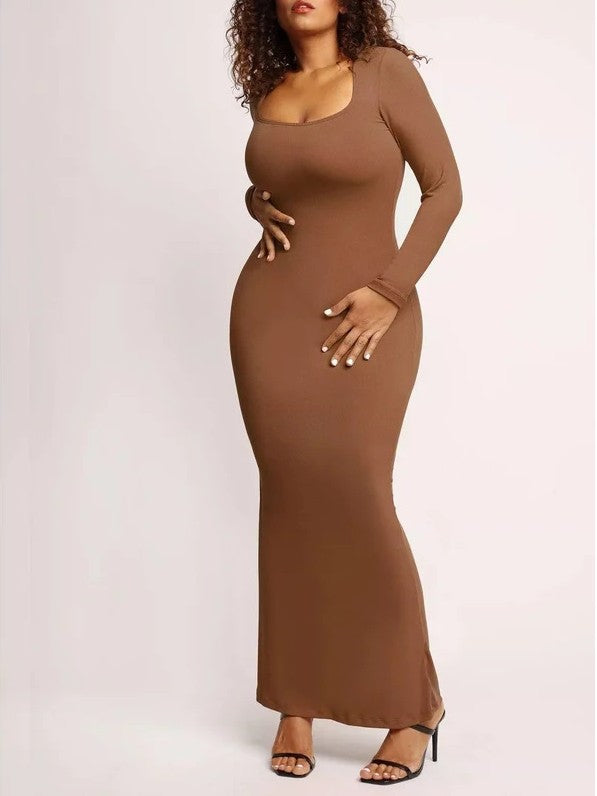 BROWSLUV™ Built-In Shapewear Lounge Dress - GET 50% OFF