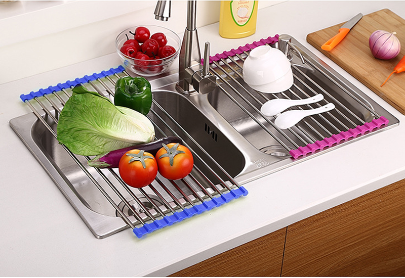 BROWSLUV™ Roll Up Dish Drying Rack