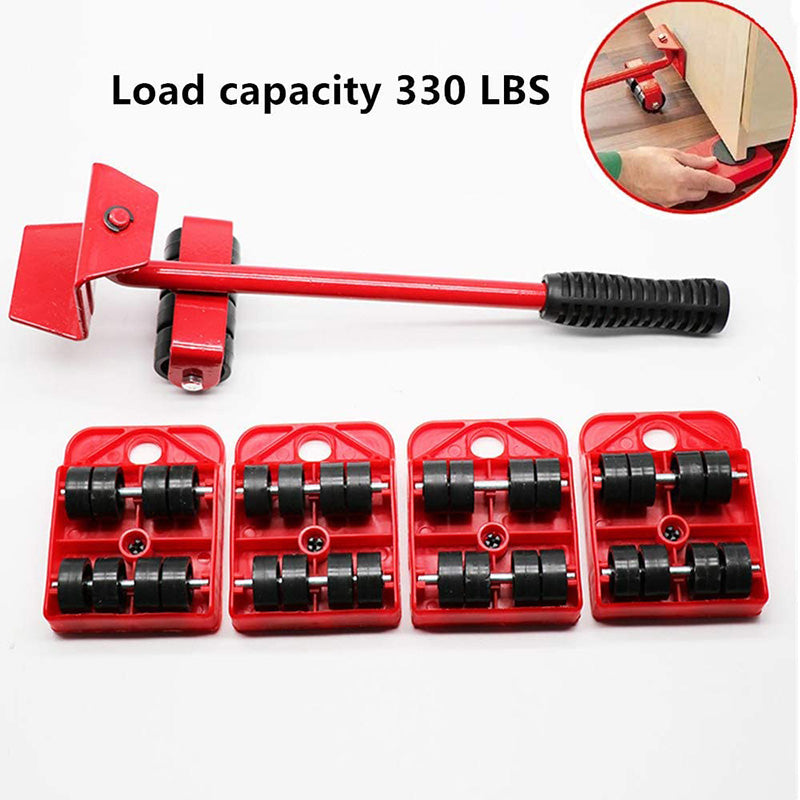 Furniture Lifter and Roller Set 14 Pcs Easy Furniture Mover Set Heavy-Duty  Furniture Transport Slider with Load Capacity Up to 150kg/330lbs for Safe